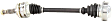 1999 Lexus LS400 - Rear, Driver Side Axle Assembly,  Standard Duty Replacement, RWD, 4.0L 8Cyl