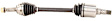 TS-8001 Front, Driver Side Axle Assembly - Sold Individually