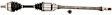 VO-8018 Front, Passenger Side Axle Assembly - Sold Individually FWD