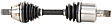 2010 Volvo S80 - Front, Driver Side Axle Assembly, FWD, 3.2L 6Cyl