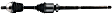 2016 Volvo S60 - Front, Passenger Side Axle Assembly, AWD, 3.0L 6Cyl