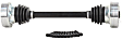 1971 Volkswagen Transporter - Rear, Driver or Passenger Side Axle Assembly,  With IRS, Standard Duty Replacement, RWD, 1.6L 4Cyl