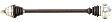 VW-8141 Front, Passenger Side Axle Assembly - New Sold Individually, 2.0L, 4Cyl