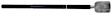 JAR1212 Front, Driver or Passenger Side, Inner Tie Rod End