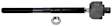 JAR649 Front or Rear, Driver or Passenger Side, Inner Tie Rod End