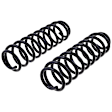 JCS118T Rear, Driver and Passenger Side Coil Springs, Set of 2