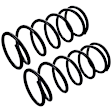 JCS1461T Rear Coil Springs, Set of 2