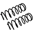 JCS1488T Rear Coil Springs, Set of 2