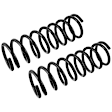 JCS1512T Rear, Driver and Passenger Side Coil Springs, Set of 2