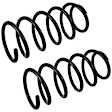 JCS1547T Front, Driver and Passenger Side Coil Springs, Set of 2