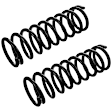 JCS1643T Front, Driver and Passenger Side Coil Springs, Set of 2
