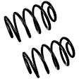 JCS1651T Rear, Driver and Passenger Side Coil Springs, Set of 2