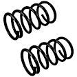 JCS1674T Rear Coil Springs, Set of 2