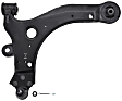 JTC1493 Front, Passenger Side Control Arm