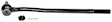 JTE1528 Front or Rear, Driver Side, Inner Tie Rod End