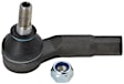 JTE458 Front or Rear, Passenger Side, Outer Tie Rod End, TRW OE Replacement
