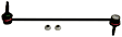 JTS650 Front, Driver and Passenger Side Sway Bar Link, TRW OE Replacement