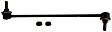 JTS844 Front, Driver Side Sway Bar Link, TRW OE Replacement