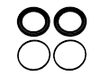 SP7381 Brake Caliper Repair Kit - Replaces OE Numbers: 000-420-02-44, 431-698-471 B