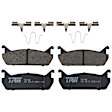 TRC0458 Rear Premium Braking Series Ceramic Brake Pad Set