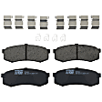 TRC0606 Rear Premium Braking Series Ceramic Brake Pad Set