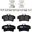 TRC0627A Rear Premium Braking Series Ceramic Brake Pad Set