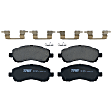TRC0722 Front Premium Braking Series Ceramic Brake Pad Set