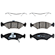 TRC0766 Front Premium Braking Series Ceramic Brake Pad Set