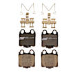 TRC0771 Rear Premium Braking Series Ceramic Brake Pad Set