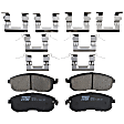 TRC0815 Front Premium Braking Series Ceramic Brake Pad Set
