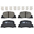 2005 Scion tC - Rear Ceramic Brake Pad Set, Premium Braking Series