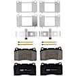 TRC1001 Front Premium Braking Series Ceramic Brake Pad Set