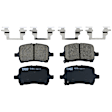 TRC1028 Front Premium Braking Series Ceramic Brake Pad Set