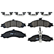 TRC1043 Front Premium Braking Series Ceramic Brake Pad Set