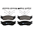 TRC1045 Front Premium Braking Series Ceramic Brake Pad Set