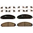 TRC1058 Front Premium Braking Series Ceramic Brake Pad Set