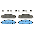 TRC1070 Front Premium Braking Series Ceramic Brake Pad Set