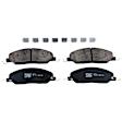 TRC1081 Front Premium Braking Series Ceramic Brake Pad Set