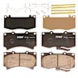 TRC1119 Front Premium Braking Series Ceramic Brake Pad Set