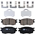 TRC1156 Front Premium Braking Series Ceramic Brake Pad Set