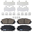 TRC1184 Front Premium Braking Series Ceramic Brake Pad Set