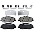 TRC1202 Front Premium Braking Series Ceramic Brake Pad Set