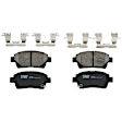 TRC1249 Front Premium Braking Series Ceramic Brake Pad Set