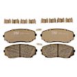 TRC1258 Front Premium Braking Series Ceramic Brake Pad Set