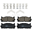 TRC1293 Front Premium Braking Series Ceramic Brake Pad Set