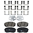 TRC1295 Front Premium Braking Series Ceramic Brake Pad Set
