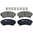 TRC1331 Front Premium Braking Series Ceramic Brake Pad Set