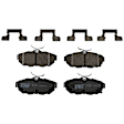TRC1465 Rear Premium Braking Series Ceramic Brake Pad Set