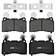 TRC1474 Front Premium Braking Series Ceramic Brake Pad Set