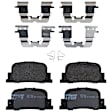 TRC1534 Front Premium Braking Series Ceramic Brake Pad Set